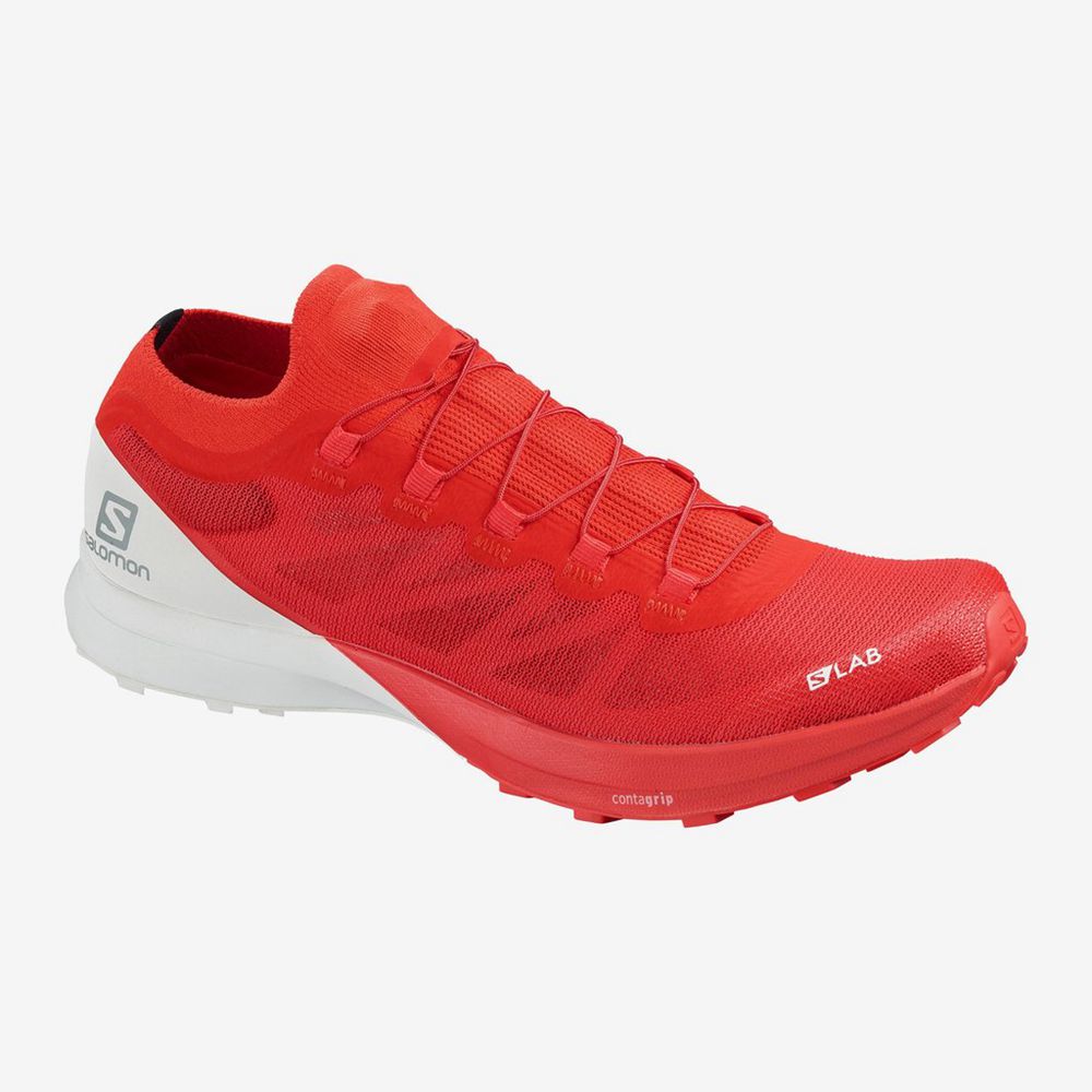 SALOMON S/LAB SENSE 8 Philippines - Women's Trail Running Shoes - Red | 310924-EAD
